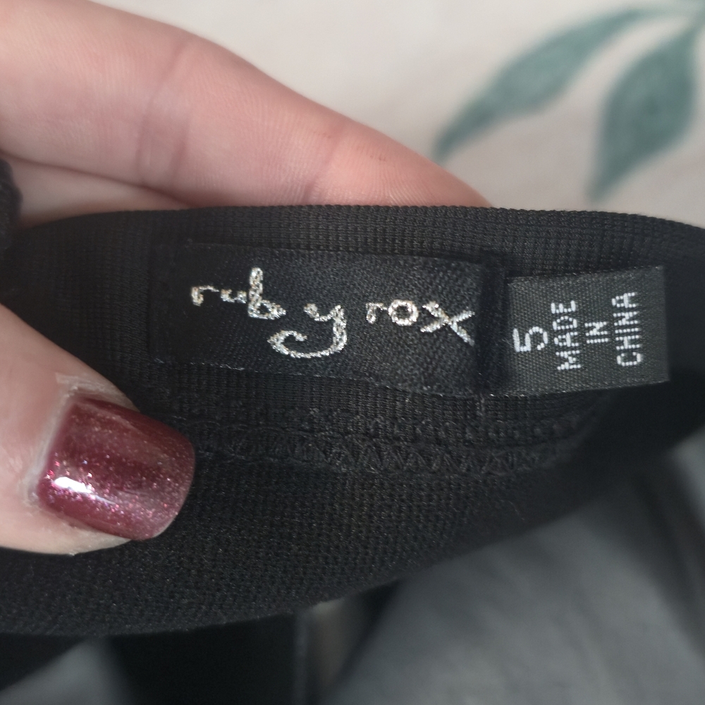 Ruby Rox Black Strapless Dress - Picture 4 of 4